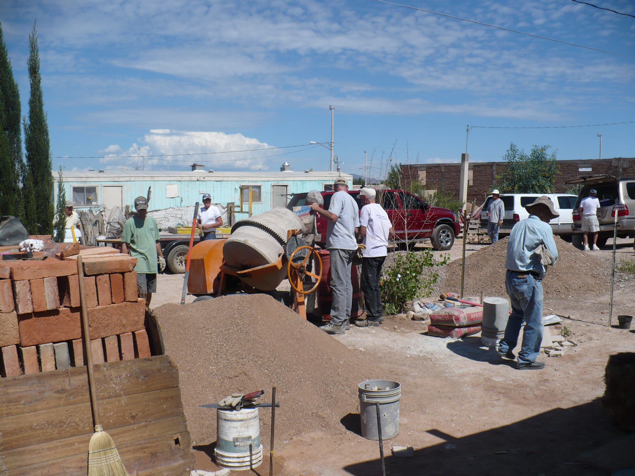 Pouring the foundation2